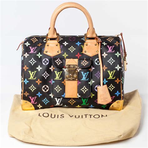 louis vuitton black multicolor speedy 30|Louis Vuitton bandouiller 30 monogram.